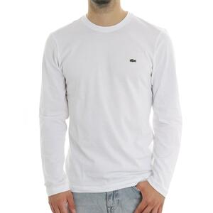 T-SHIRT BASIC LACOSTE BIANCO